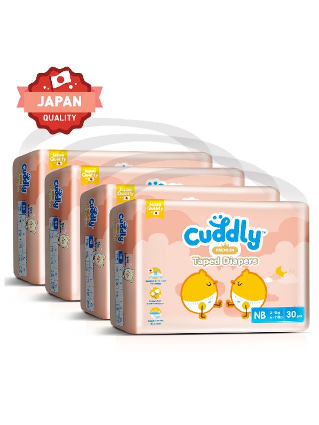 Cuddly [NEW and IMPROVED] Premium Japanese Baby Diap